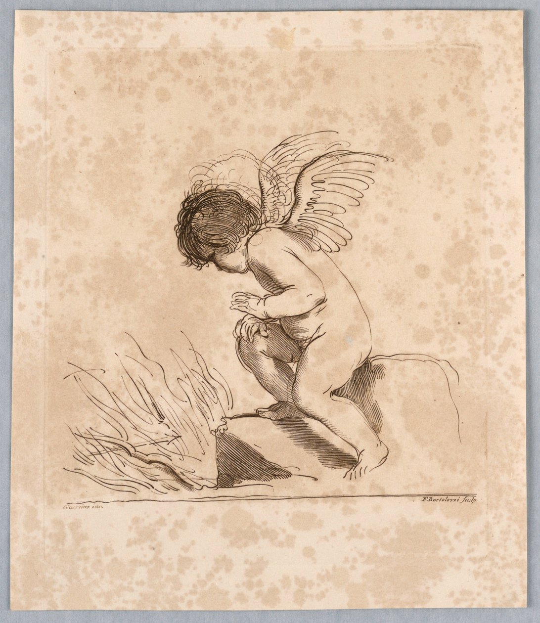 Amor s šipkou od Francesco Bartolozzi