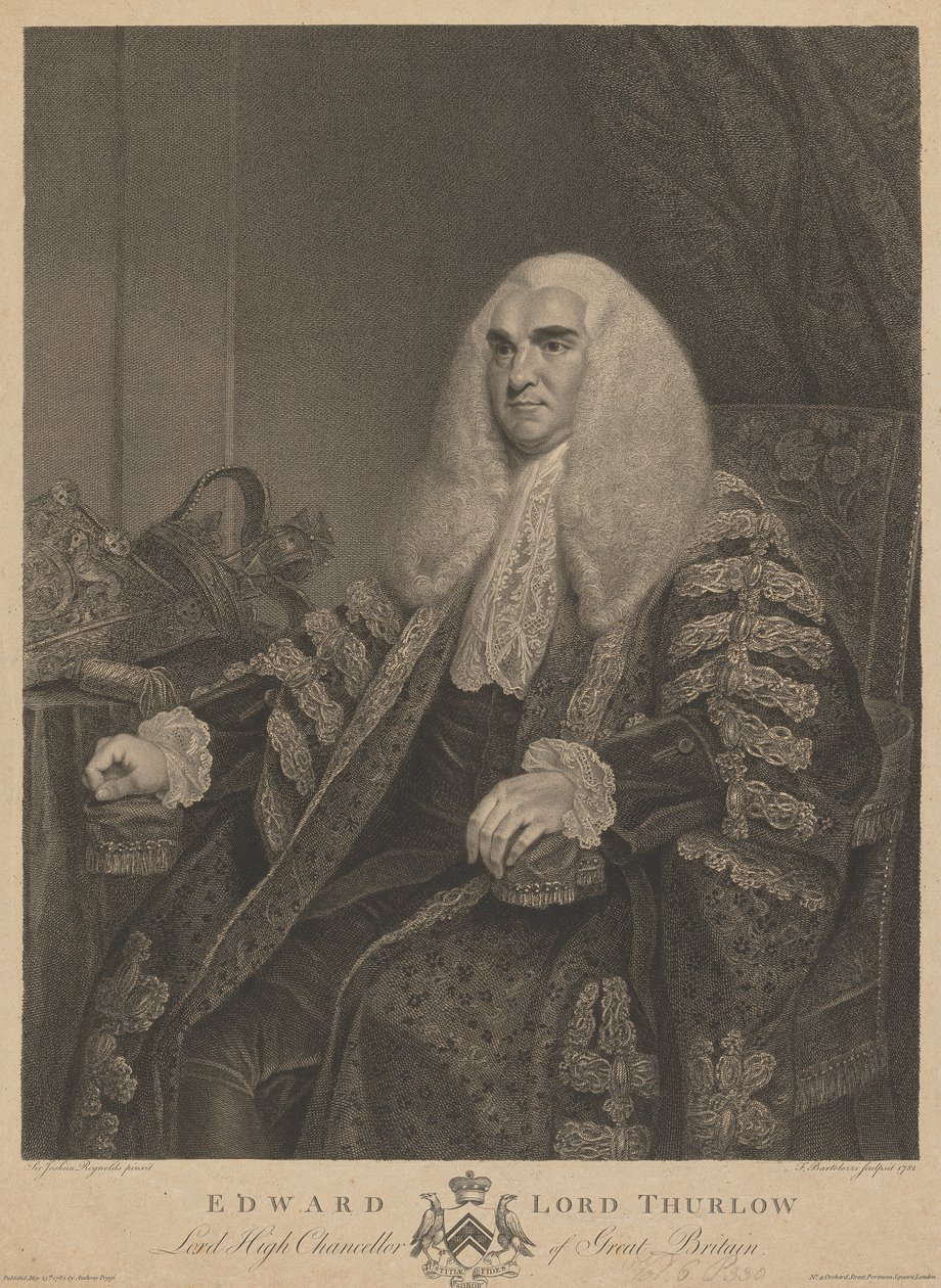 Edward Lord Thurlow od Francesco Bartolozzi
