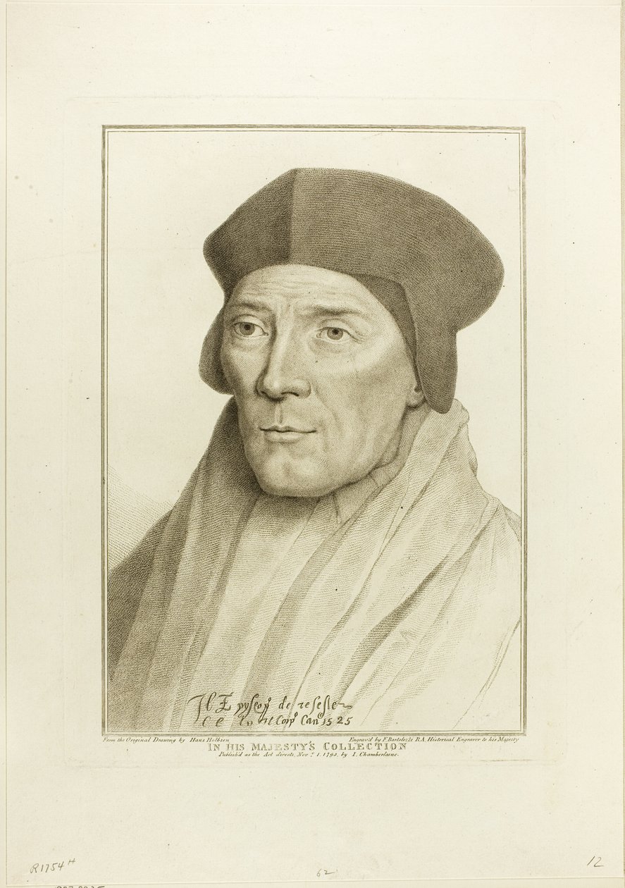 John Fisher, biskup z Rochesteru od Francesco Bartolozzi