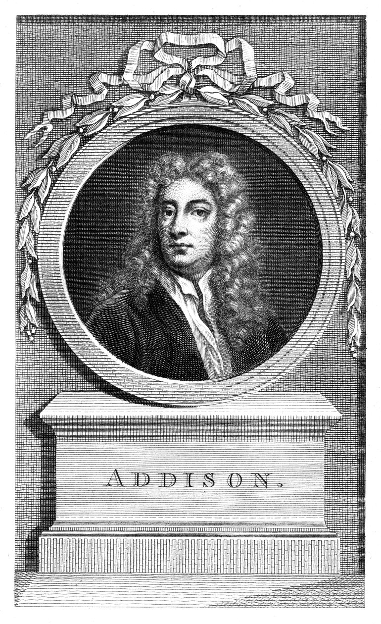 Joseph Addison , anglický politik a spisovatel. od Francesco Bartolozzi