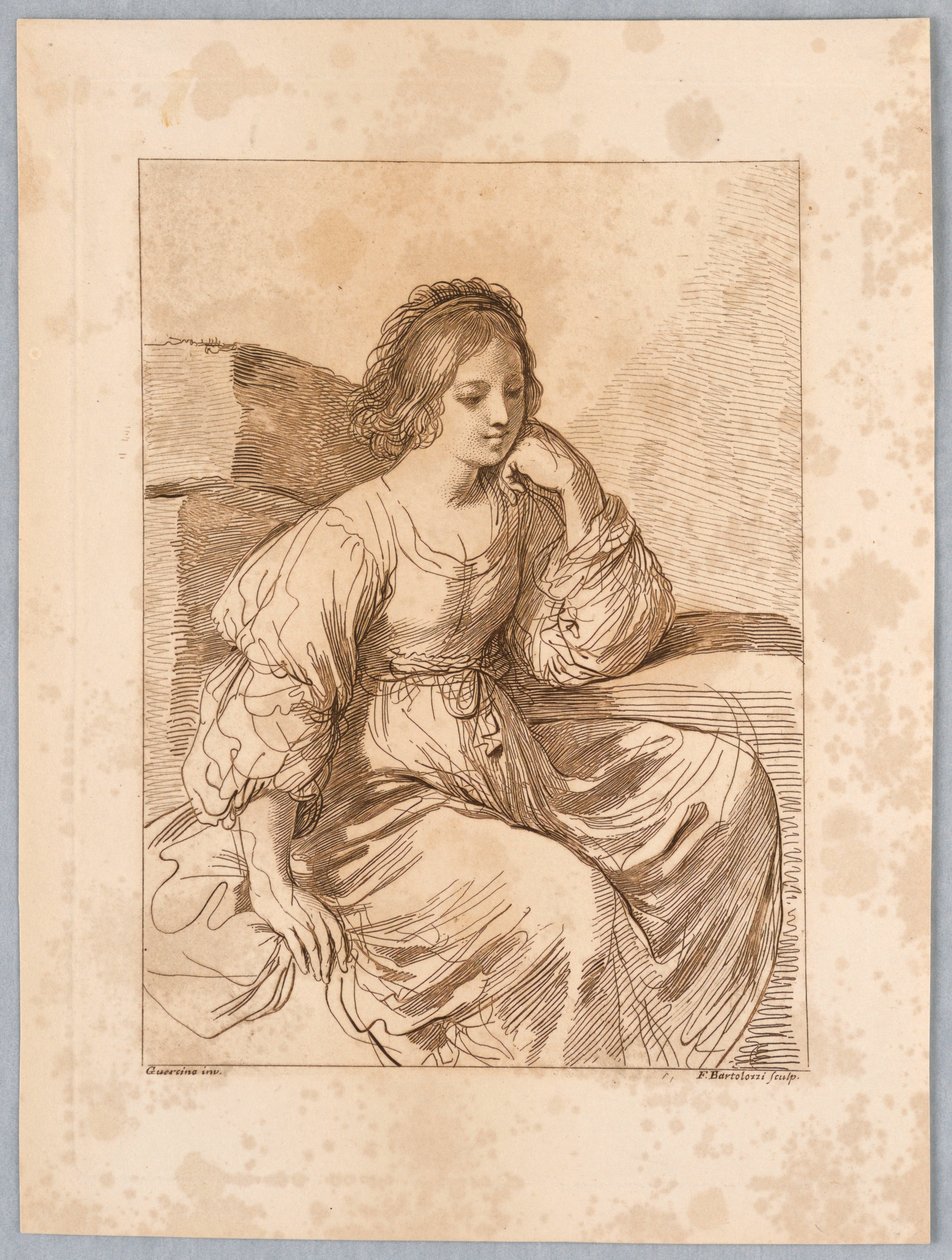 Portrét dámy od Francesco Bartolozzi