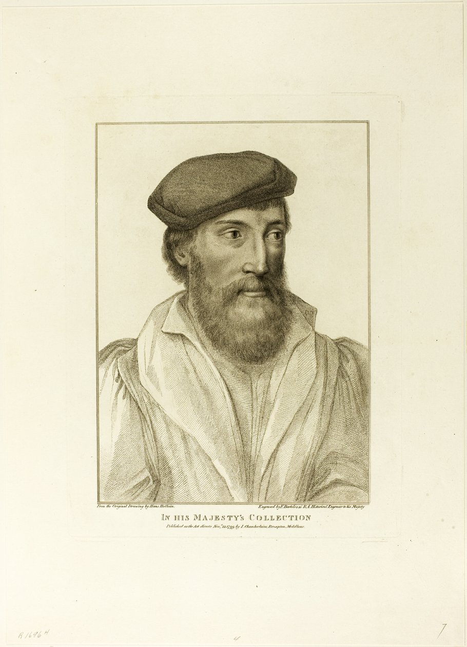 Portrét muže od Francesco Bartolozzi