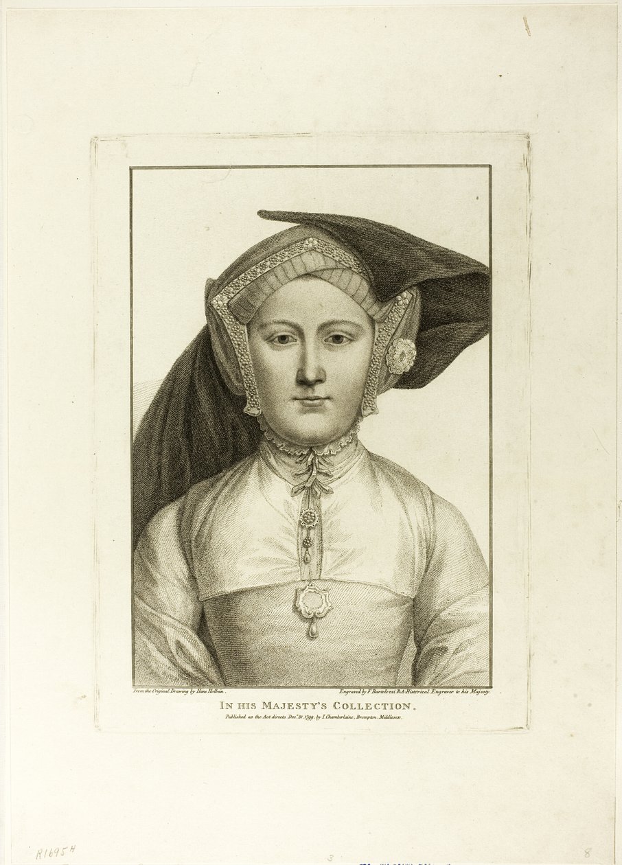 Portrét ženy od Francesco Bartolozzi