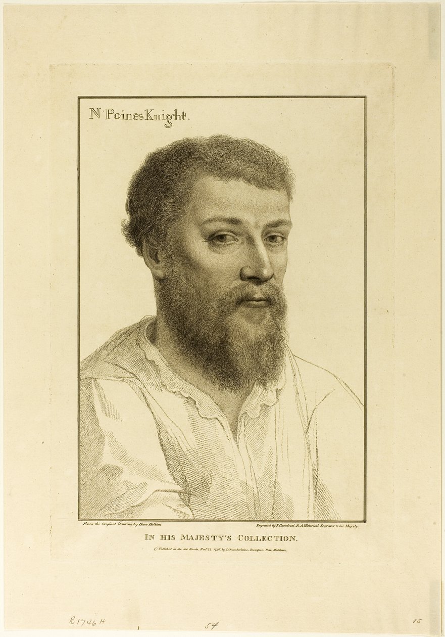 Sir Nicholas Poines od Francesco Bartolozzi