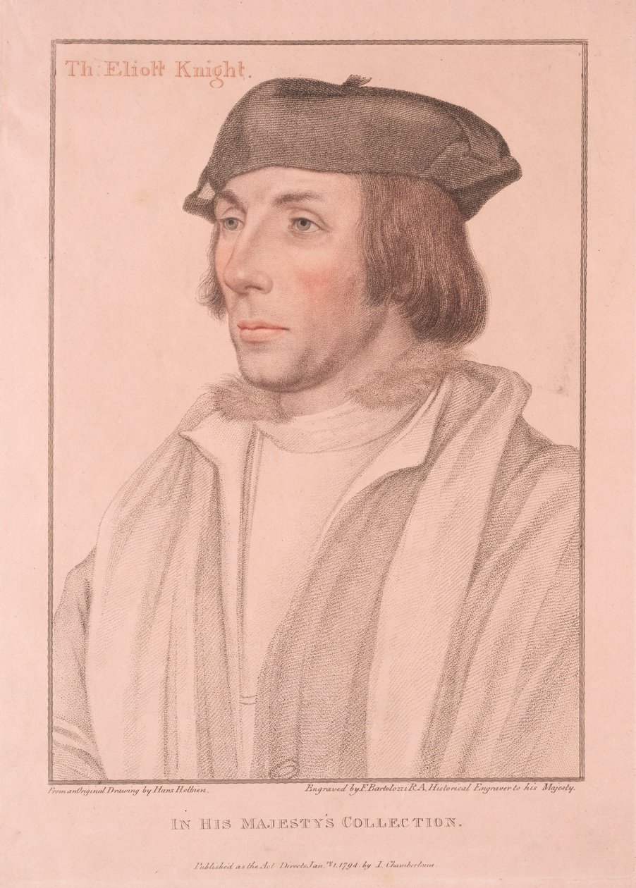 Sir Thomas Elliott od Francesco Bartolozzi