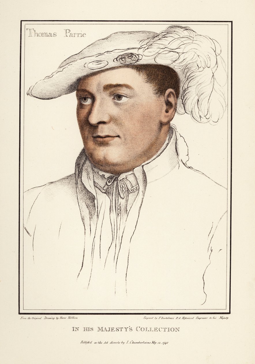 Sir Thomas Parry (1515-1560) od Francesco Bartolozzi