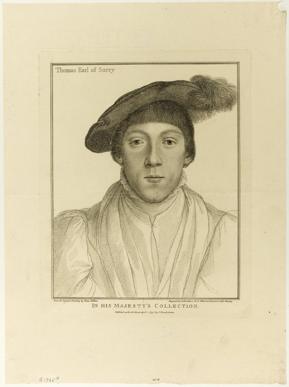 Thomas hrabě ze Surrey od Francesco Bartolozzi