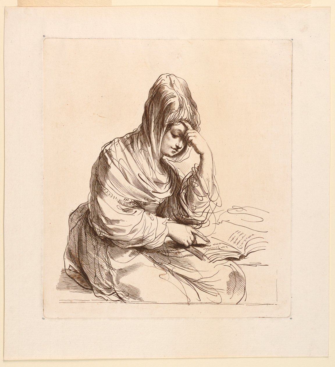 Žena studuje od Francesco Bartolozzi