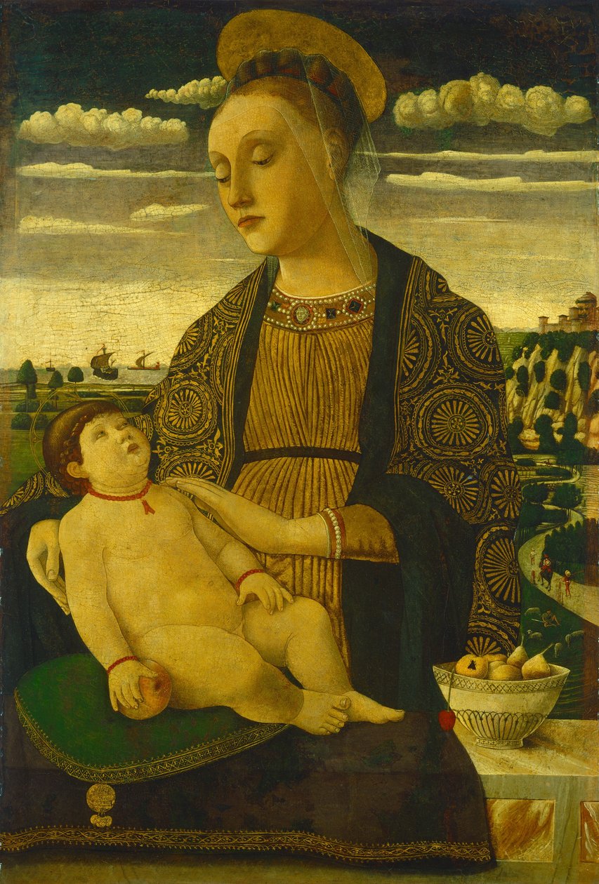 Madonna a dítě, konec 1460. od Francesco Benaglio