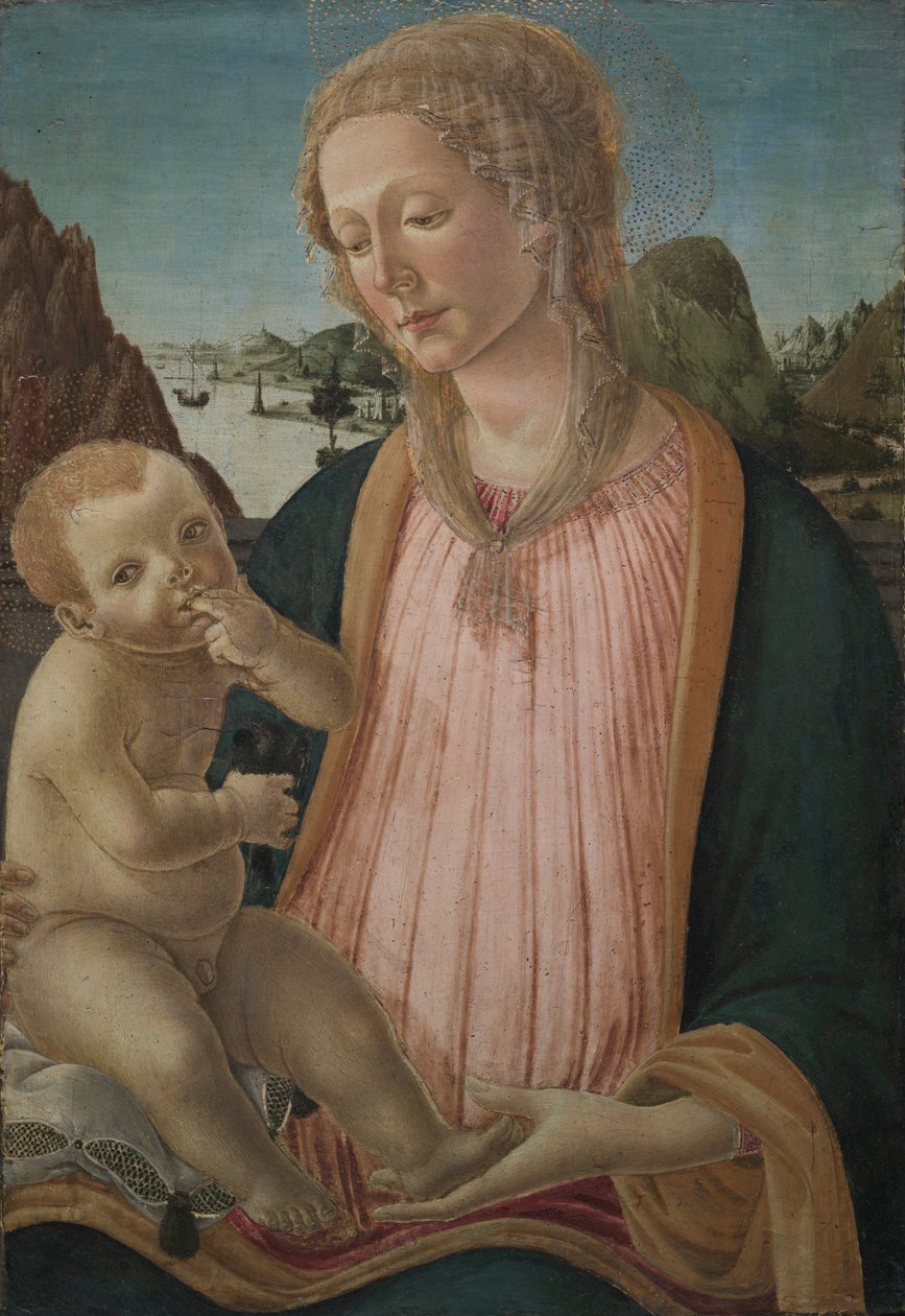 Madonna a dítě, c. 1475-1480. od Francesco Botticini