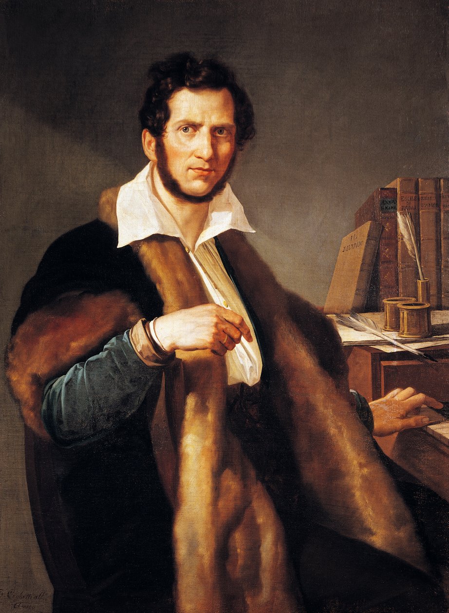 Portrét Gaetana Donizettiho (Bergamo od Francesco Coghetti