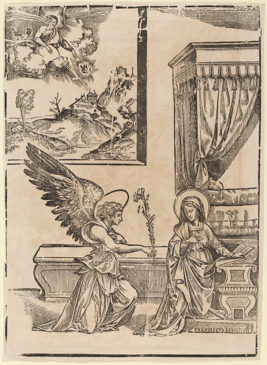 Zvěstování od Francesco Denanto