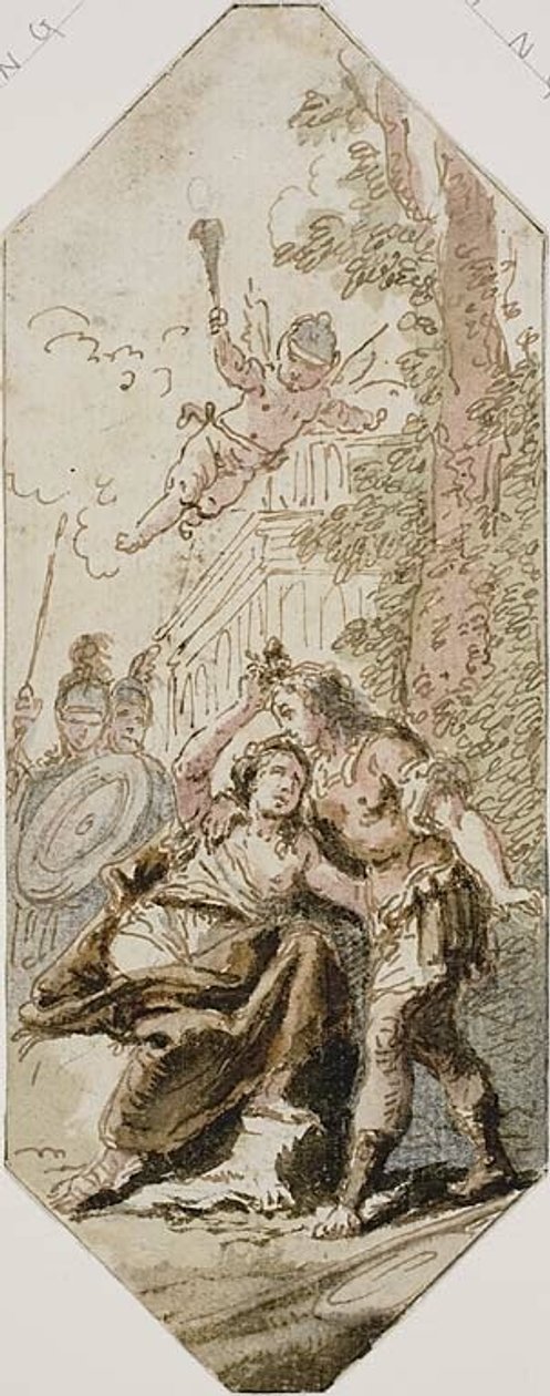 Rinaldo a Armida od Francesco Fontebasso