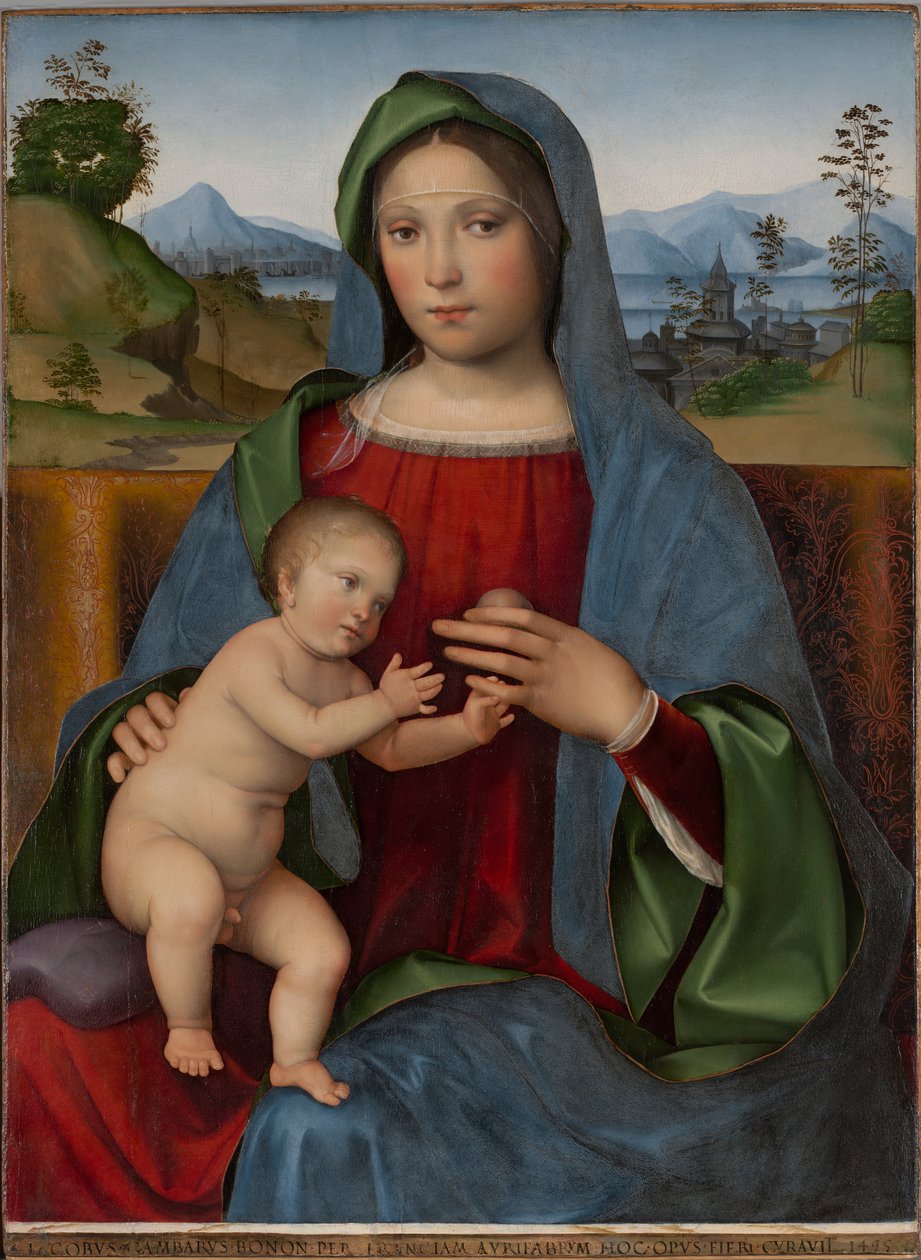 Panna a dítě: Gambaro Madonna od Francesco Francia