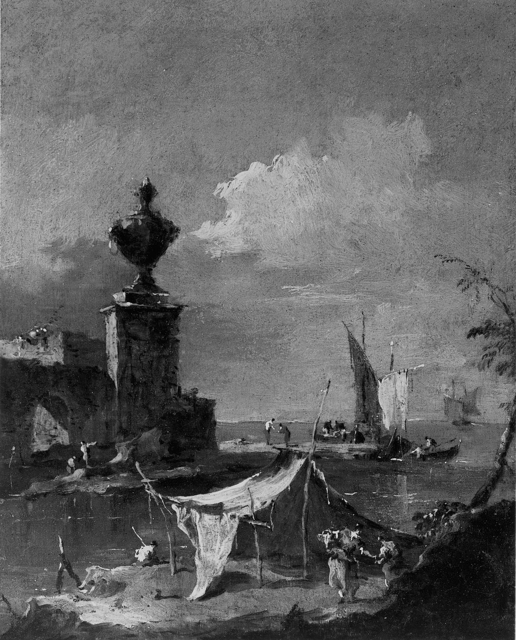 Capriccio: Laguna od Francesco Guardi