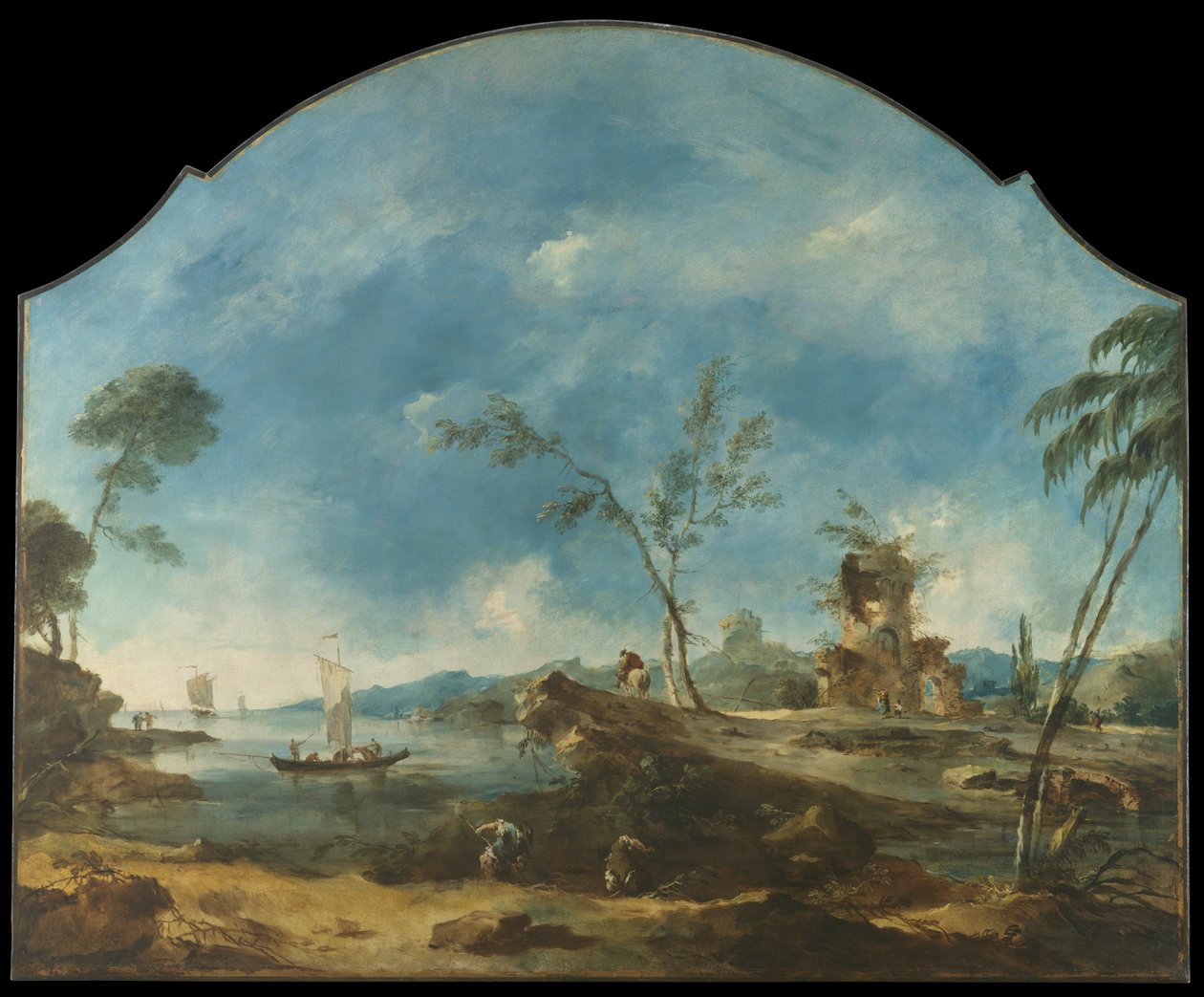 Fantastická krajina, c.1765 od Francesco Guardi