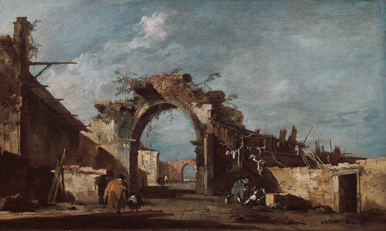Ruined Archway, 177593. od Francesco Guardi