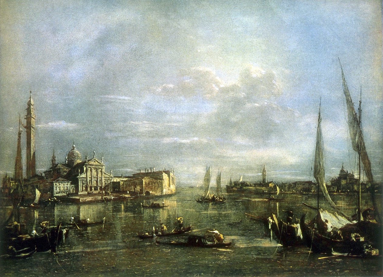 Ostrov St. Giorgio Maggiore od Francesco Guardi