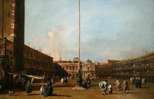 Piazza San Marco, Benátky od Francesco Guardi