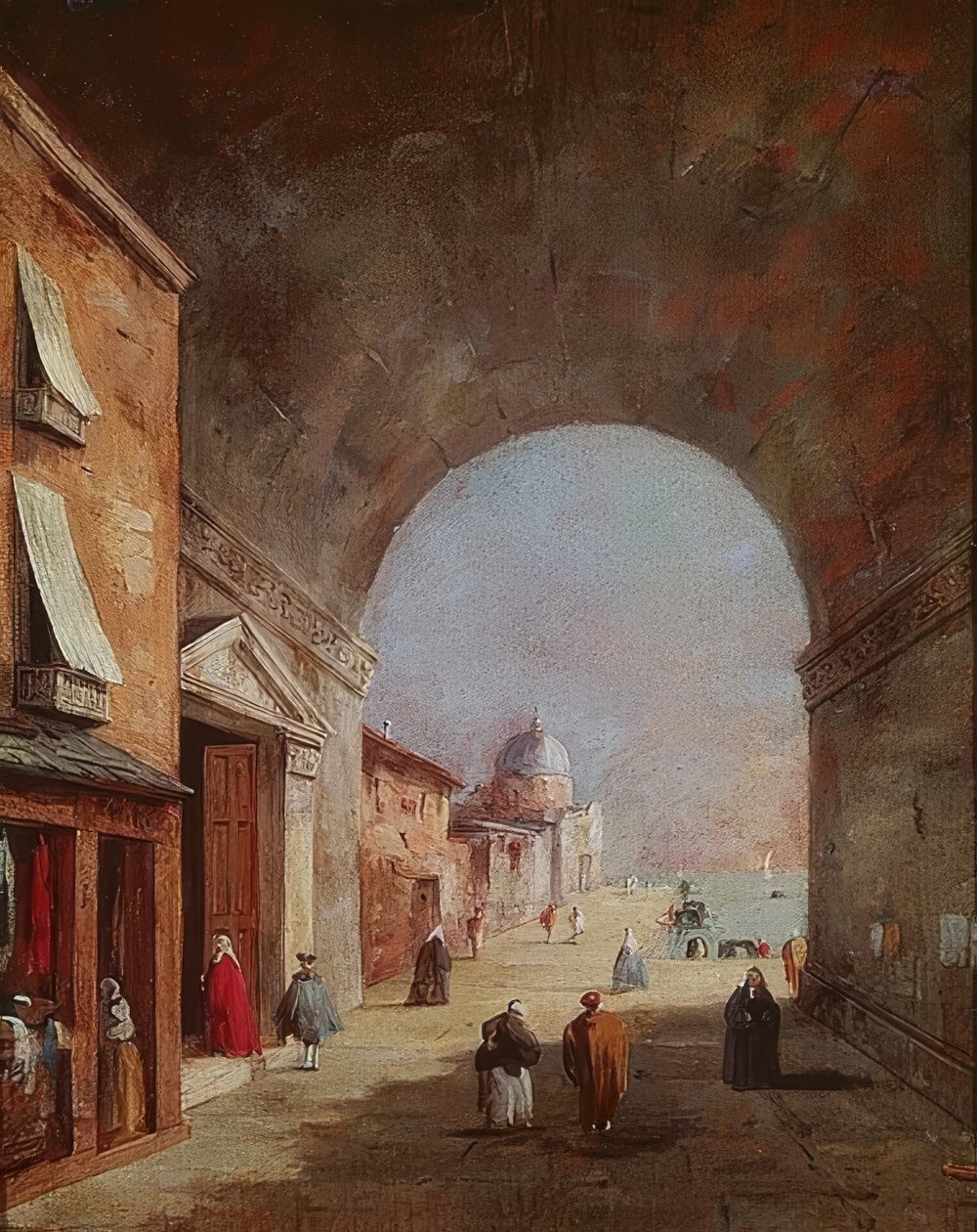 Benátské scenérie od Francesco Guardi