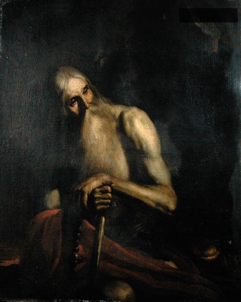 Svatý Jeroným (olej na plátně) od Francesco Guarino