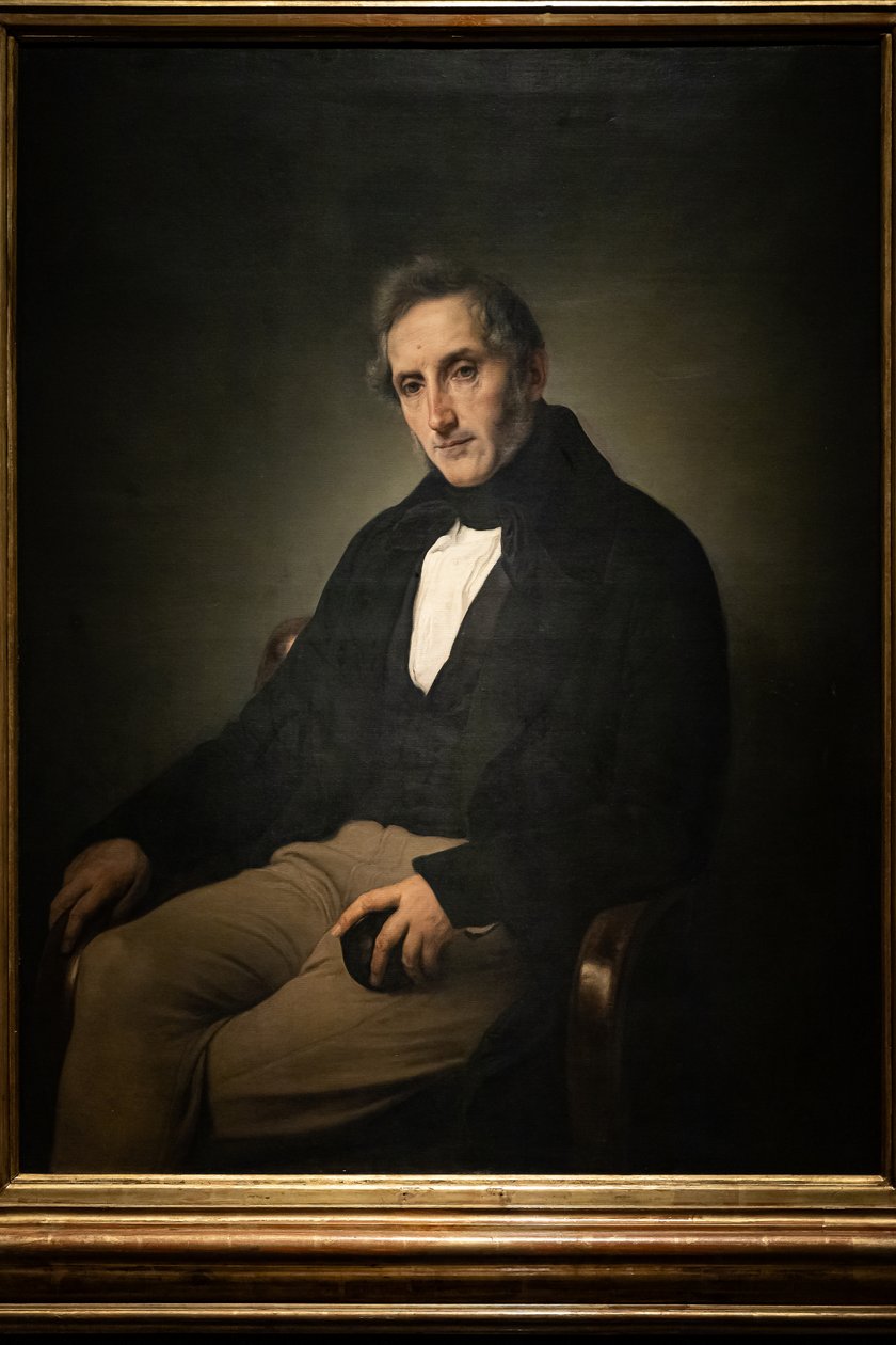 Portrét Alessandra Manzoniho od Francesco Hayez