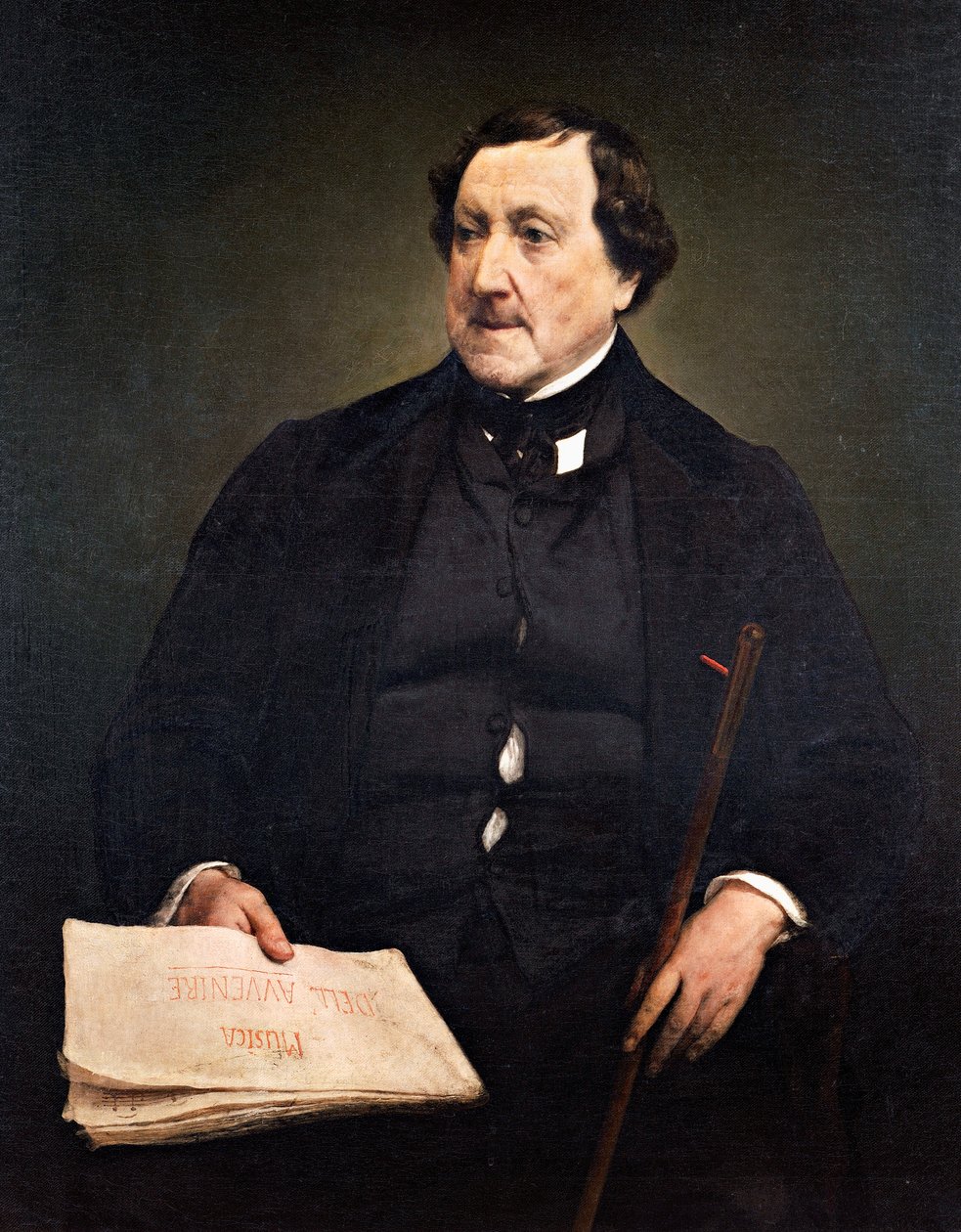 Portrét Gioachina Rossiniho (Pesaro od Francesco Hayez