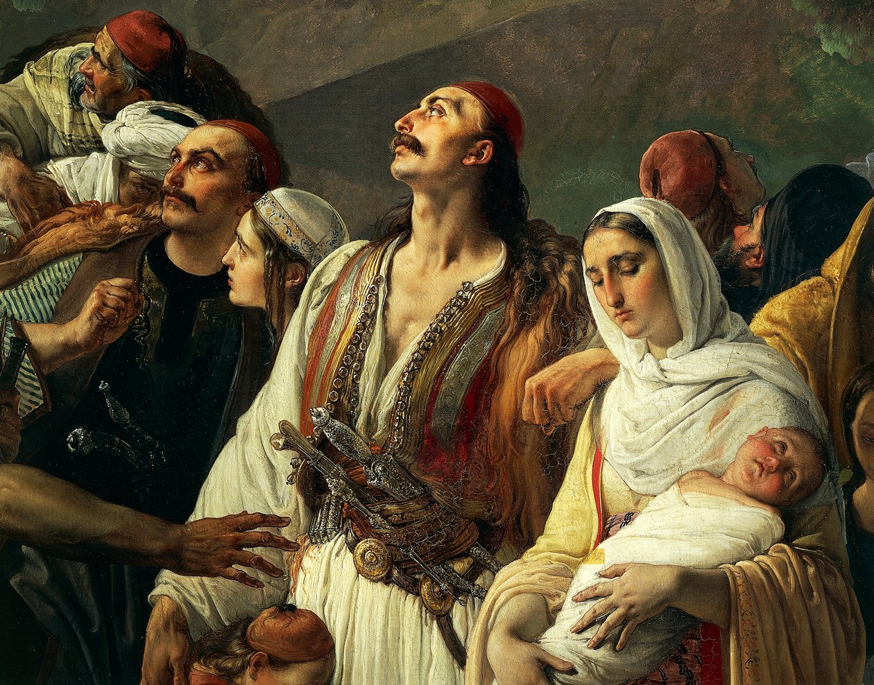 Uprchlíci z Pargy od Francesco Hayez