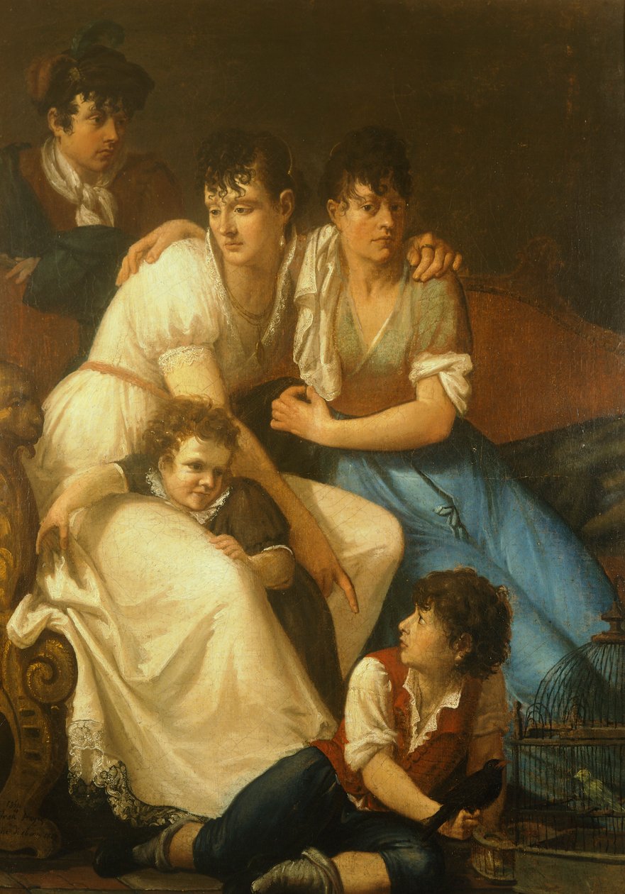 Rodina Hayezových od Francesco Hayez