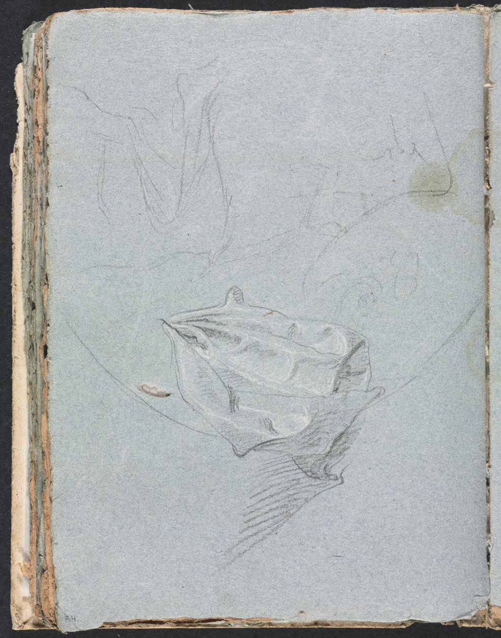 Verona Sketchbook: Studie sukna (strana 84) od Francesco Lorenzi