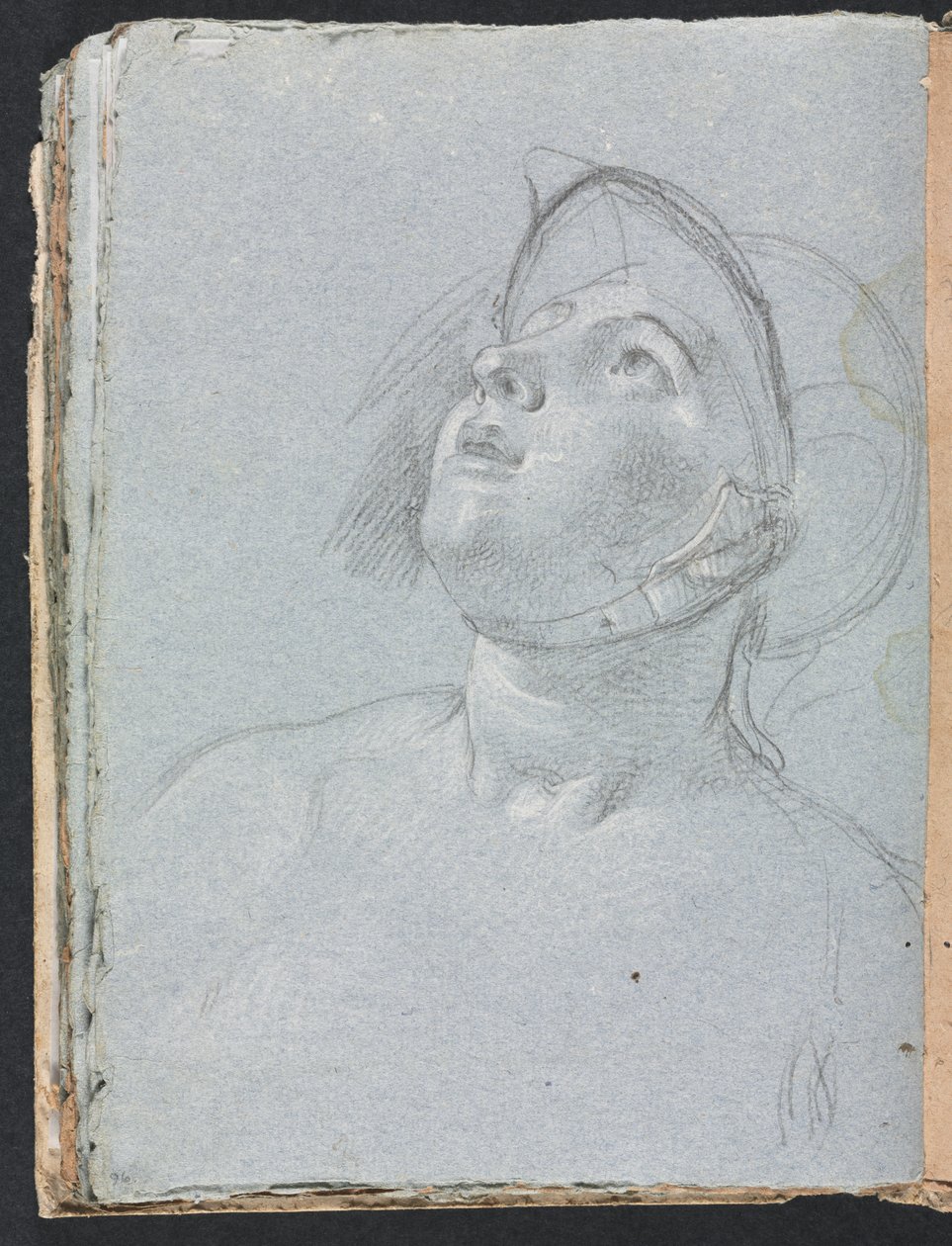 Verona Sketchbook: Soldier strana 96, 1760. od Francesco Lorenzi