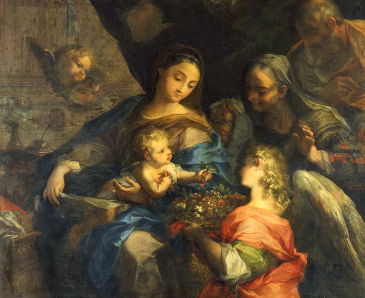 Svatá rodina od Francesco Mancini