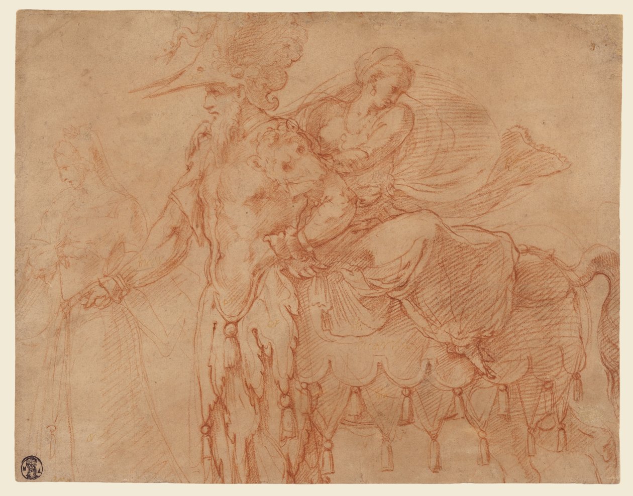 Kentaur a Lapith od Francesco Primaticcio
