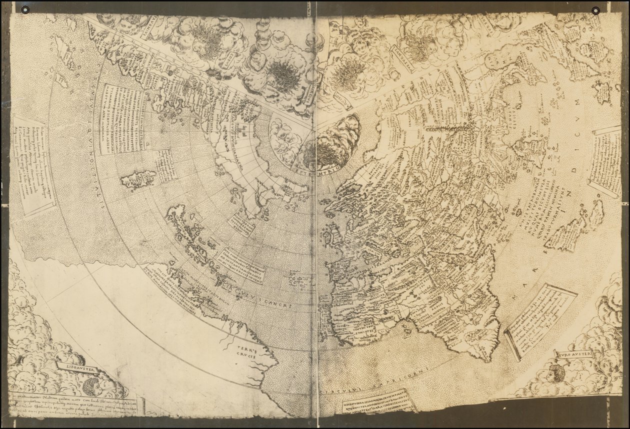 1506 Contarini-Roselli Mapa světa od Francesco Rosselli