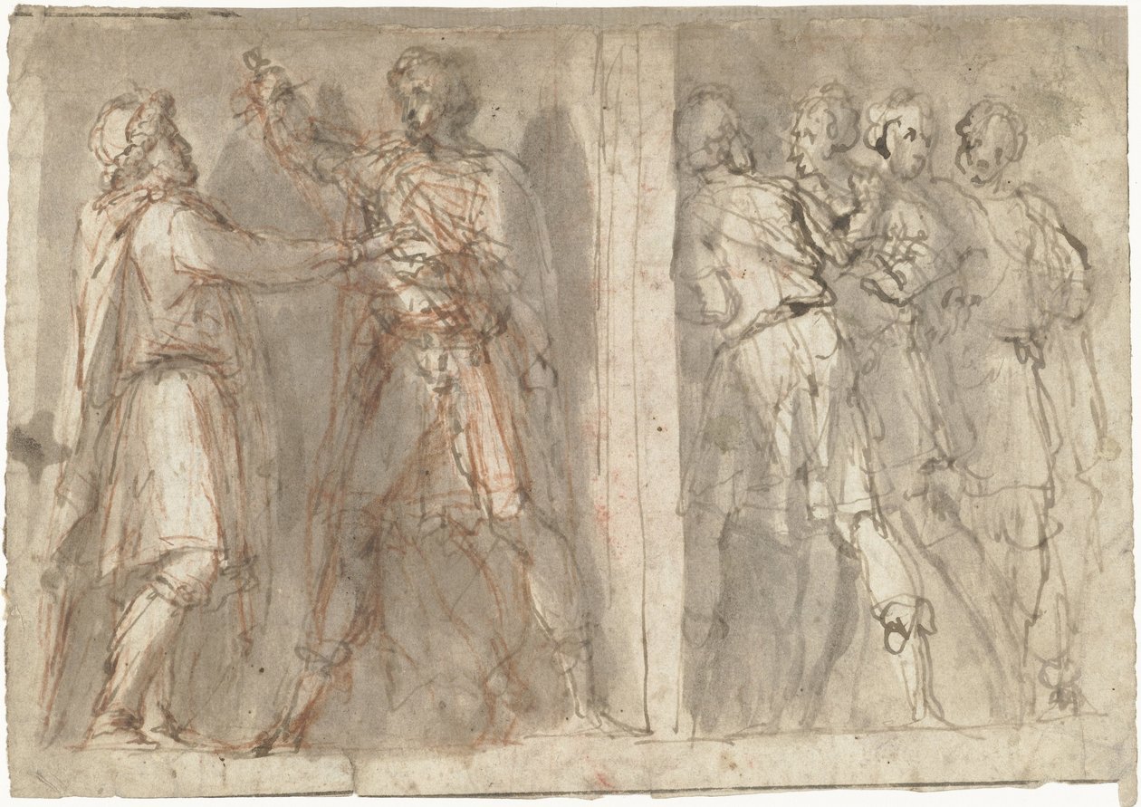 Útok na Caius Marius od Francesco Ruviale