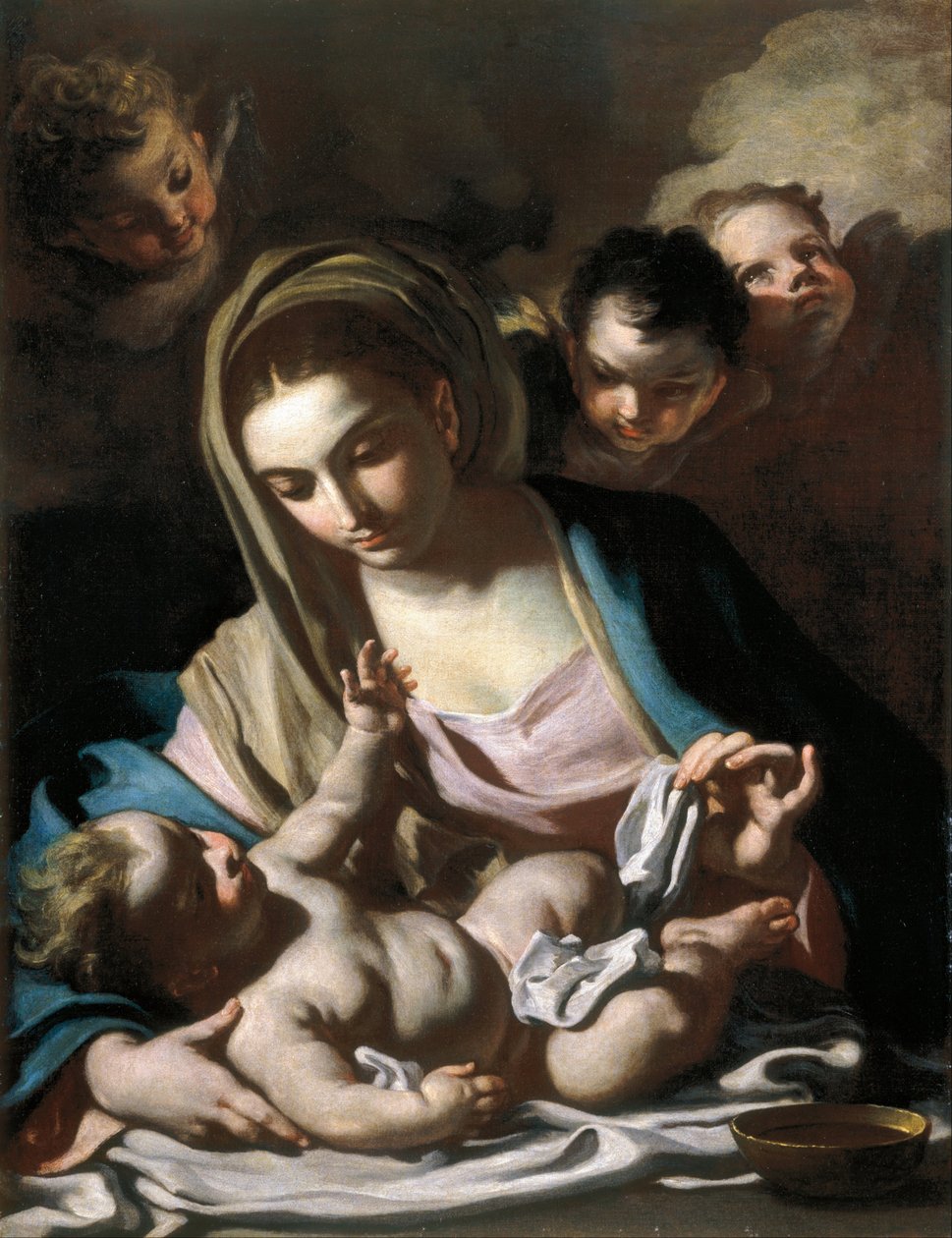 Madona s dítětem od Francesco Solimena