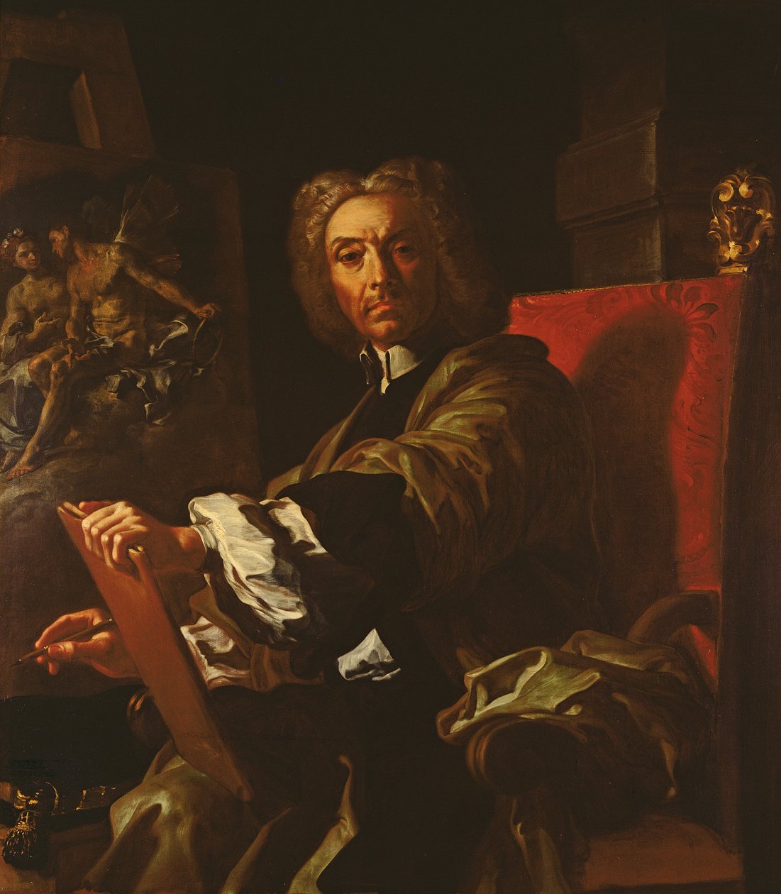 Autoportrét, 1730-31 od Francesco Solimena