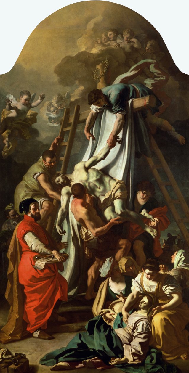 Sestup z kříže, 1729 od Francesco Solimena