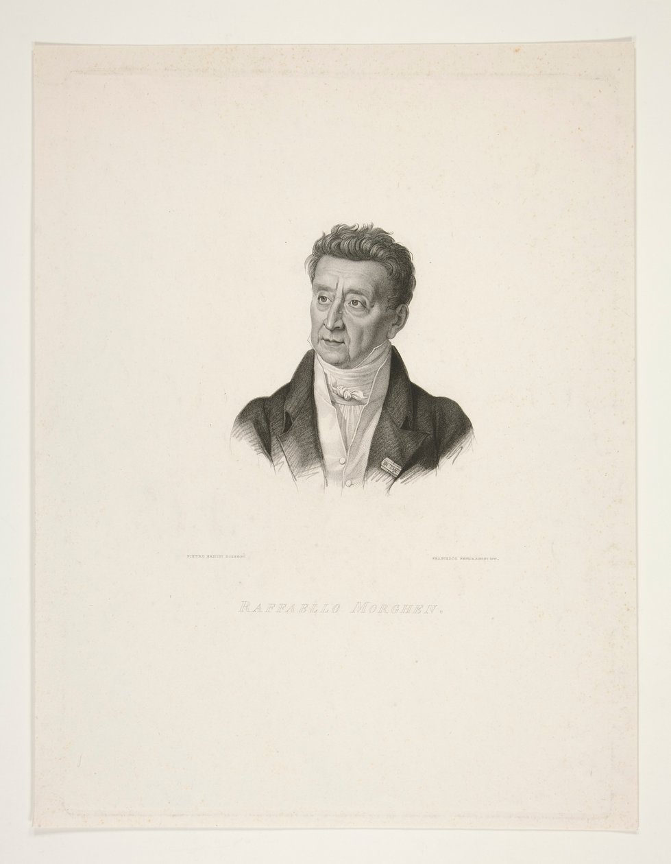 Portrét Raphaela Morghena od Francesco Vendramini