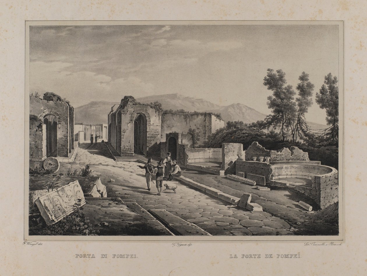 Pompejská brána od Francesco Wenzel