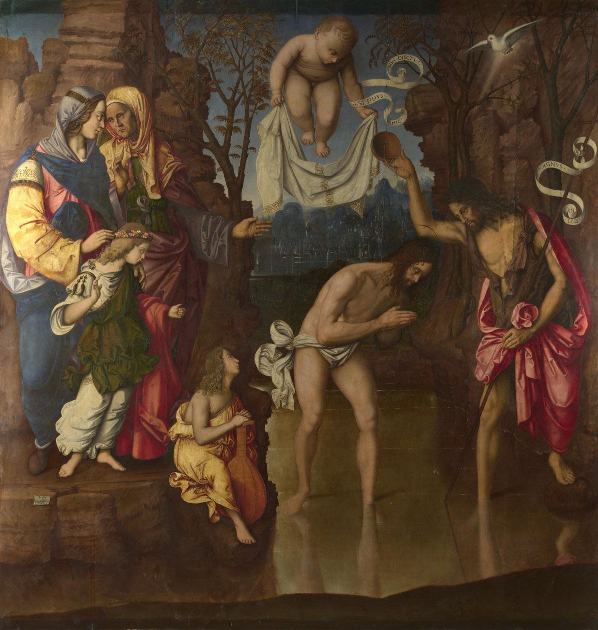 Křest Krista, 1514 od Francesco Zaganelli