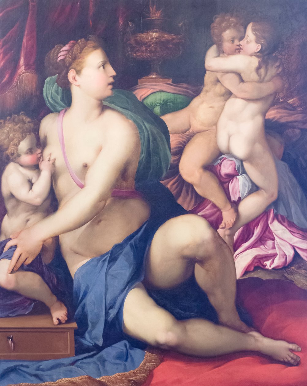 Alegorie lásky od Francesco de Rossi Salviati Cecchino