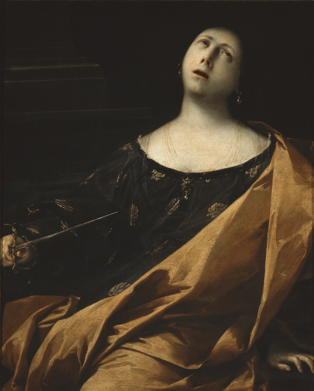 Smrt Lukrécie, 1633-35 od Francesco del Cairo
