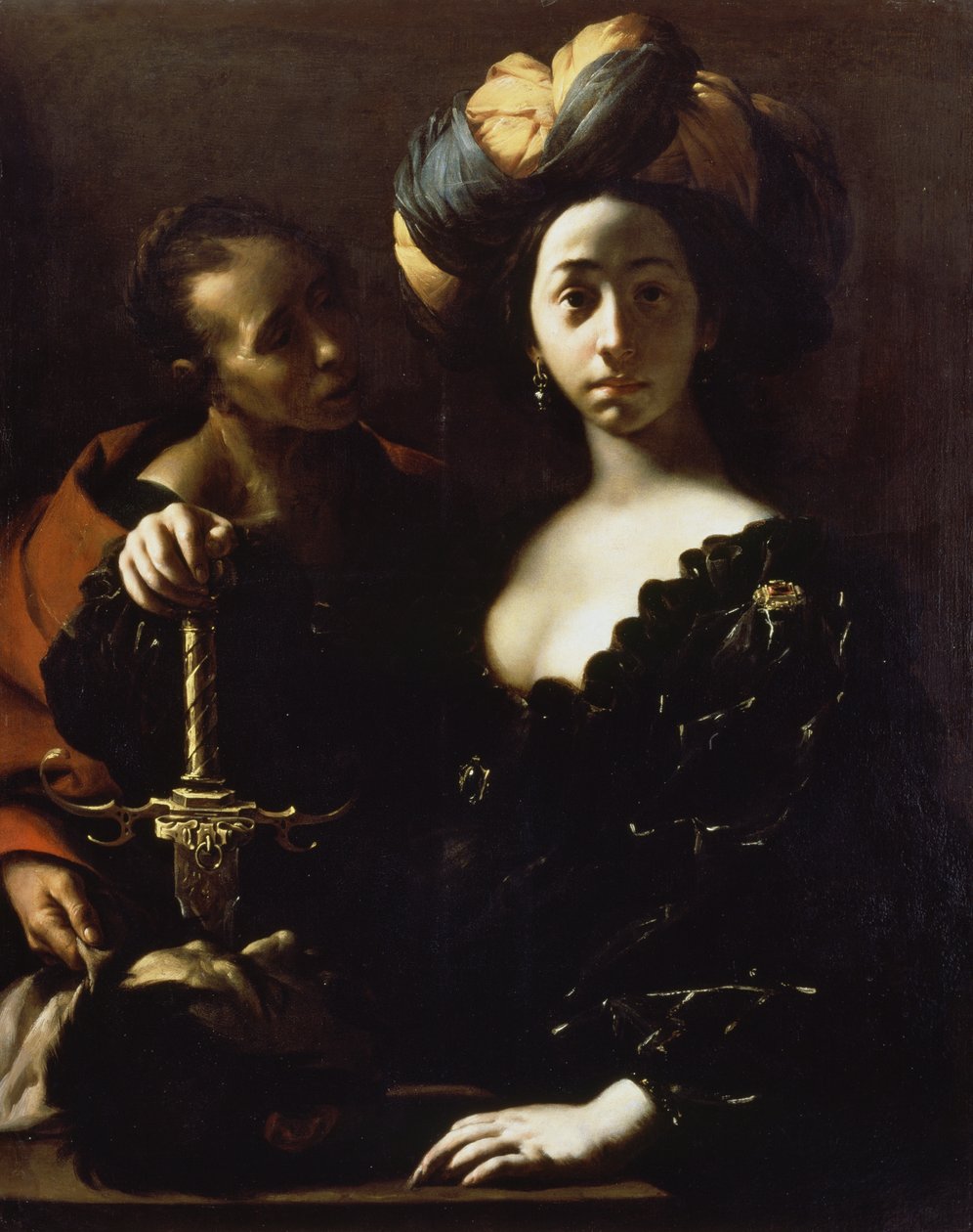 Judith s hlavou Holoferna od Francesco del Cairo