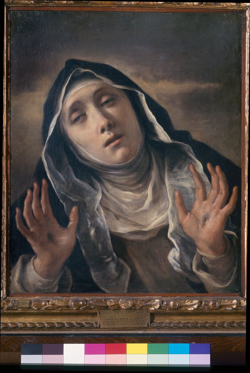 Svatá Kateřina Sienská od Francesco del Cairo