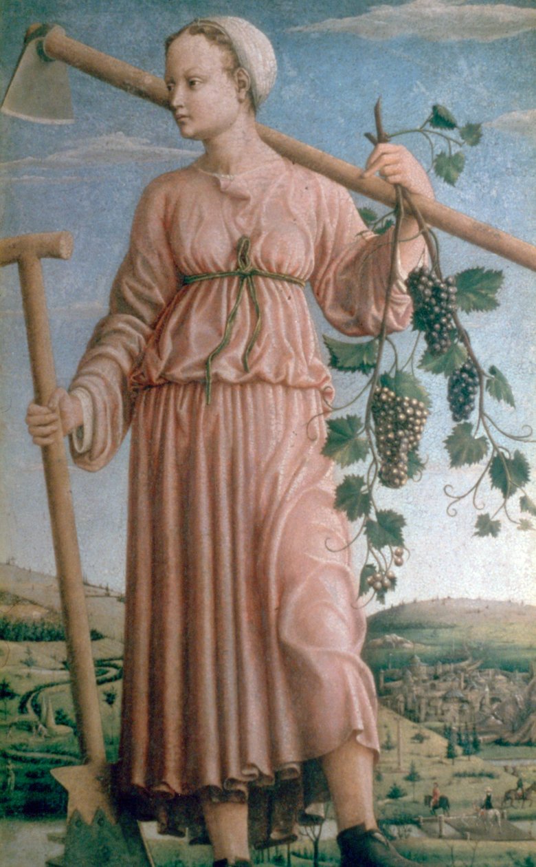 Alegorie podzimu, 15. století od Francesco del Cossa