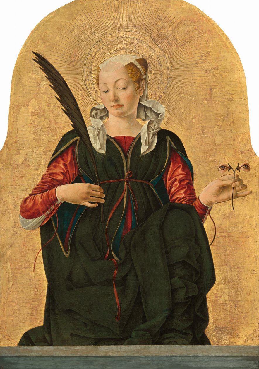 Svatá Lucie, c. 14731474. od Francesco del Cossa