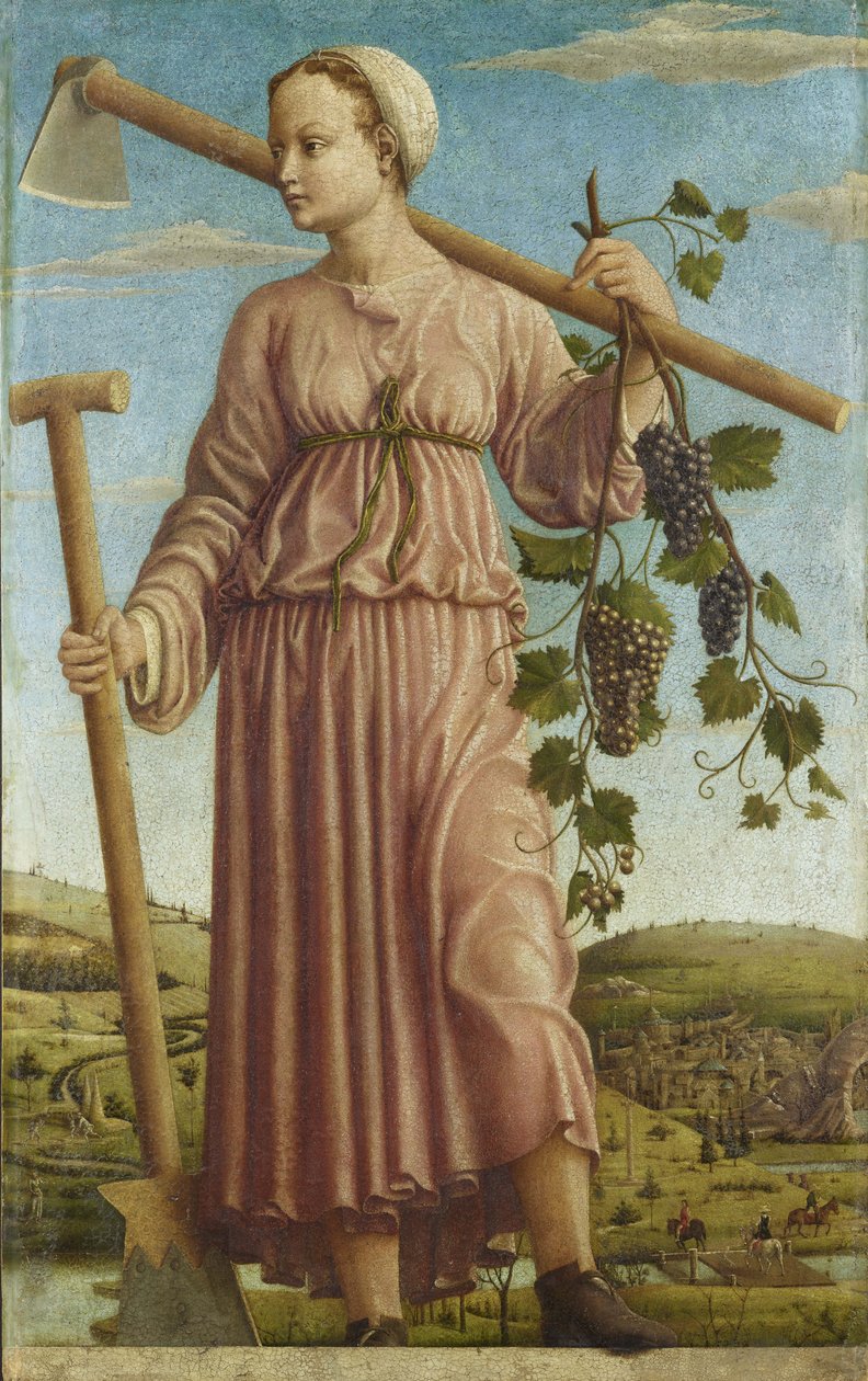 The Muse Polyhymnia, asi 1459. od Francesco del Cossa