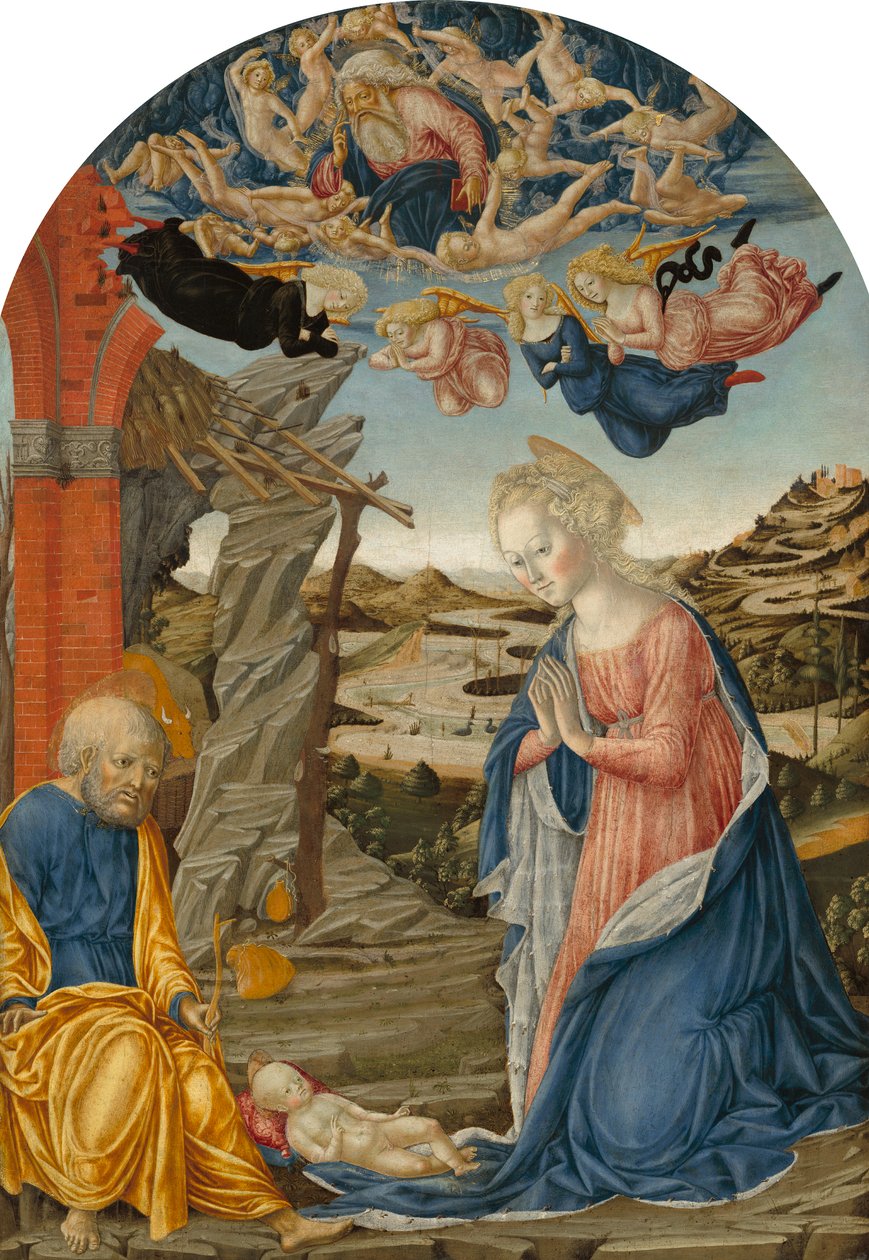 Narození Páně. od Francesco di Giorgio Martini