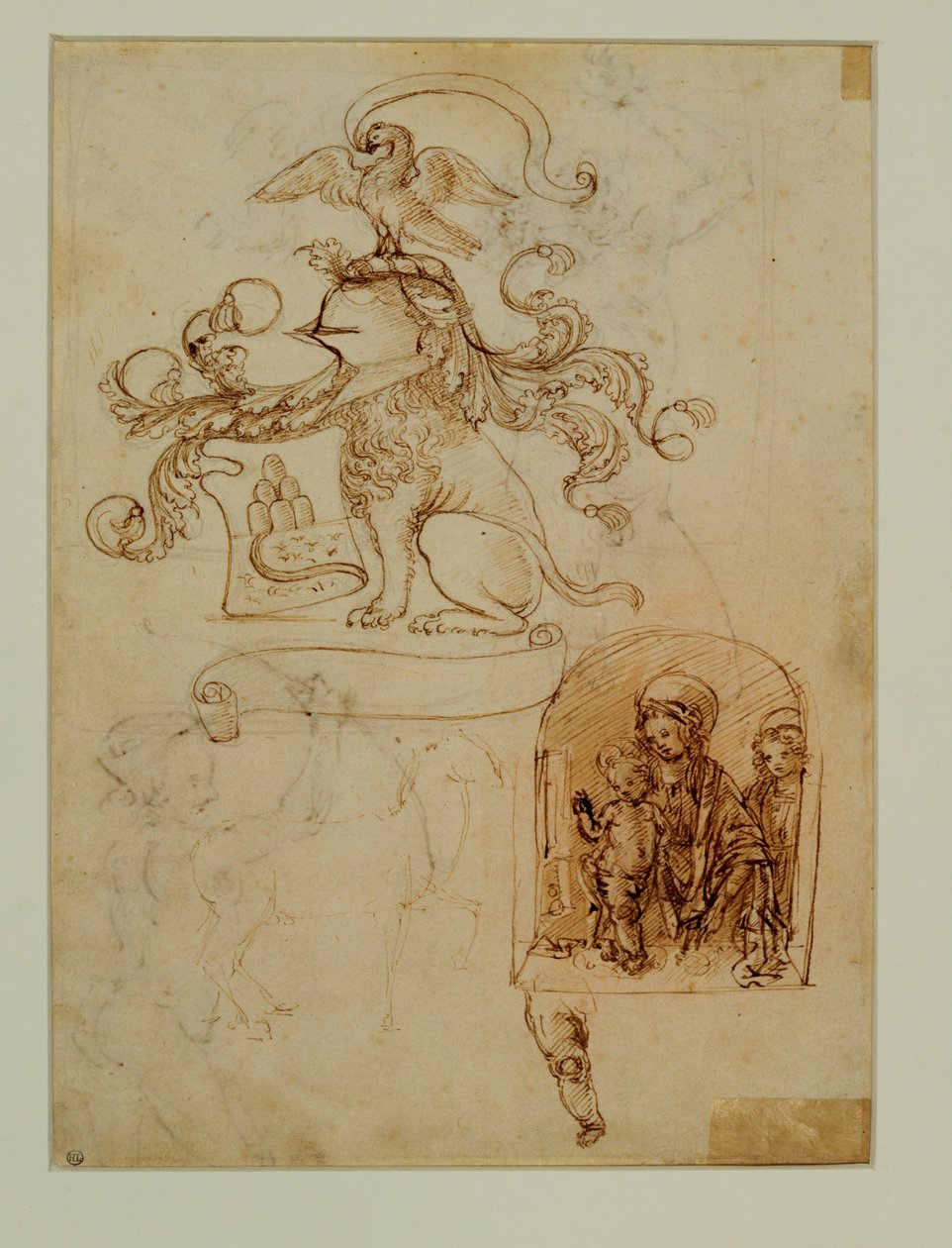 Heraldické prvky ... od Francesco di Simone (attr. to)